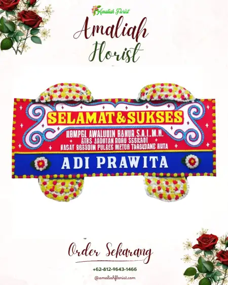 Papan Bunga Ucapan Selamat Kadilangu